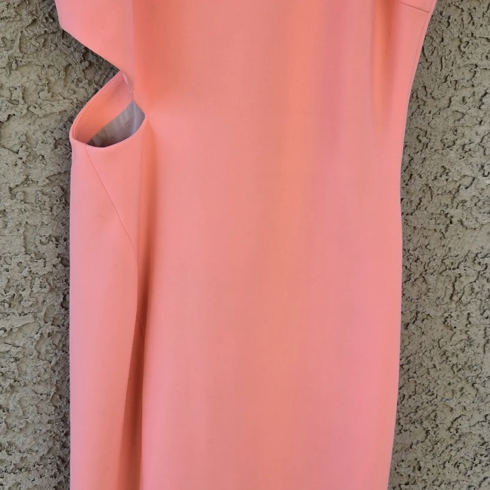 Elizabeth And James Peach Cut Out Dress